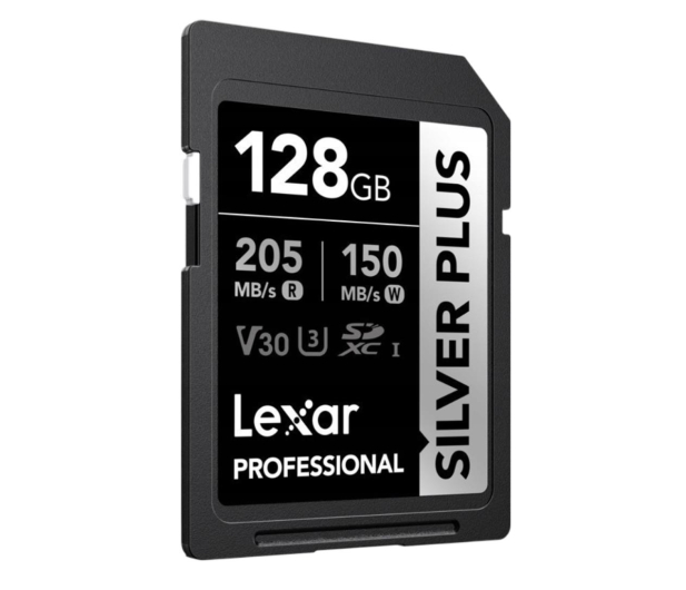 Lexar 128GB Silver Plus SDXC UHS-I U3 V30 - 1292542 - zdjęcie 2